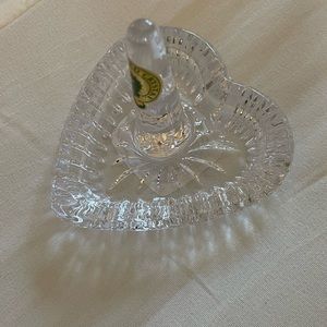 Waterford Crystal heart ring dish